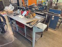 Welding/Cutting Table - 60”W x 49-1/2”D x 40”H