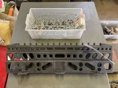 Assorted Pegboard Holders & Plastic Wall-Mount Tool Organizer