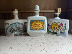 (3) Assorted Antique Liquor Bottles