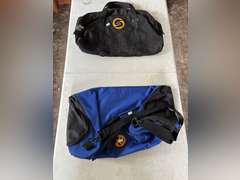 Vintage Military Duffle Bag, & (2) Travel Bags