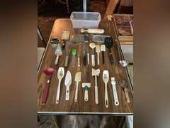 (2) Totes of Assorted Kitchen Tools