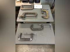 (5) Assorted C-Clamps