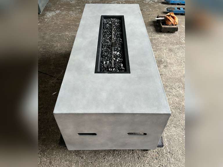 Green Patio 60” x 24” Rectangular Outdoor Gas Firepit
