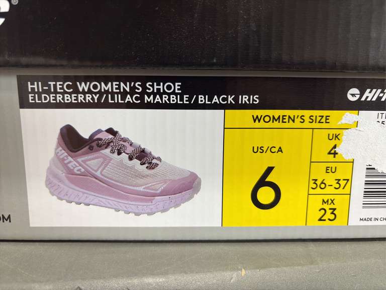 (3) Pairs Hi Tec Trail Shoes -Women’s Pink (1) Size 6 & (2) Size 7.5 -