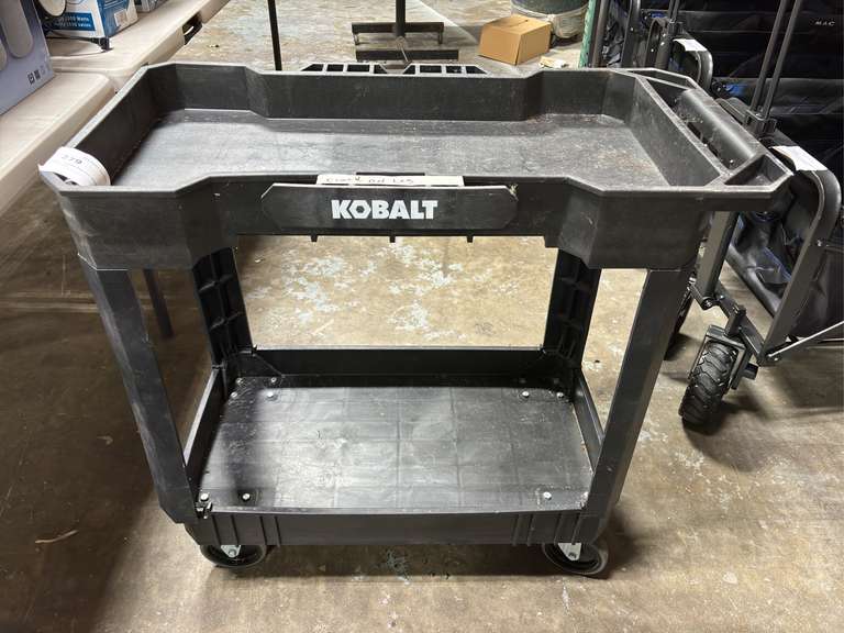 Kobalt Plastic Two-Tier Shop Carts *Damaged