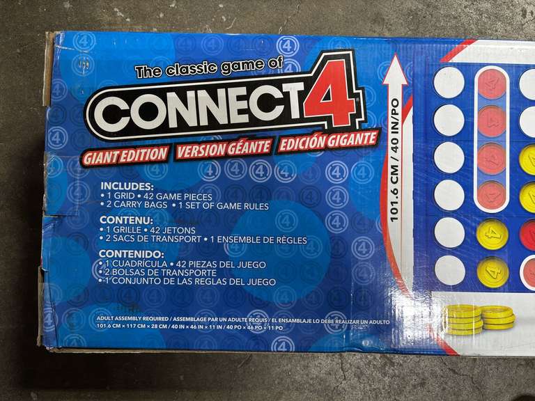 “Giant Edition” Connect-4 Yard Game