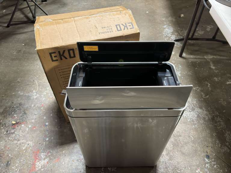 EKO 45L Deluxe Phantom Stainless Steel Sensor Bin *NIB