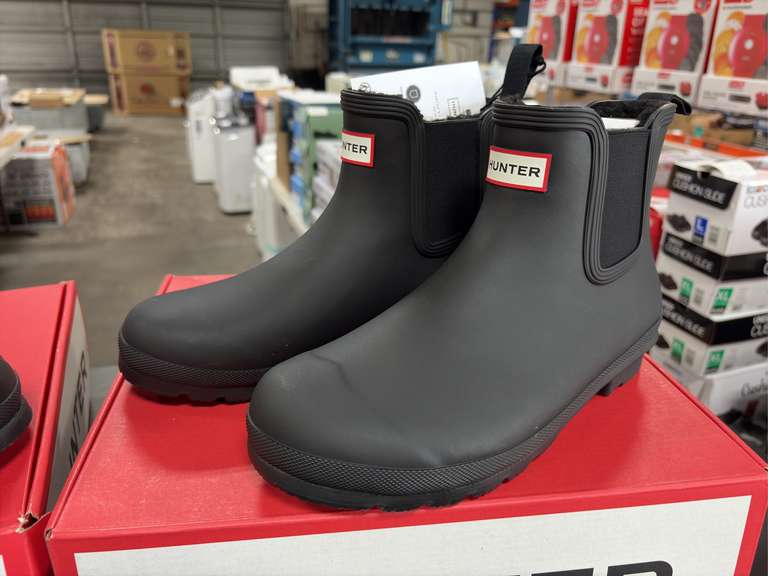 (2) Hunter Original Chelsea Rain Boots -Women’s Black Size 10-