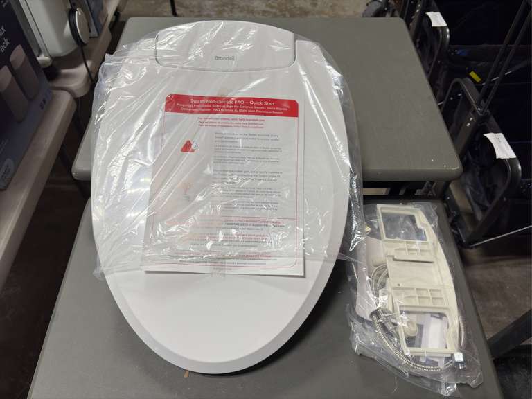 (2) Brondell EcoSeat S101 Non-Electric Bidet Toilet Seat - No batteries or power needed