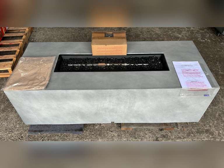 Green Patio 60” x 24” Rectangular Outdoor Gas Firepit