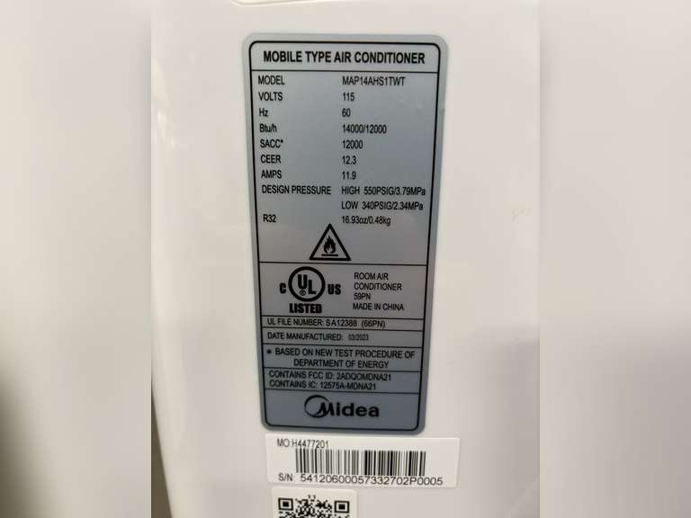 Midea Inverter Portable Air Conditioner