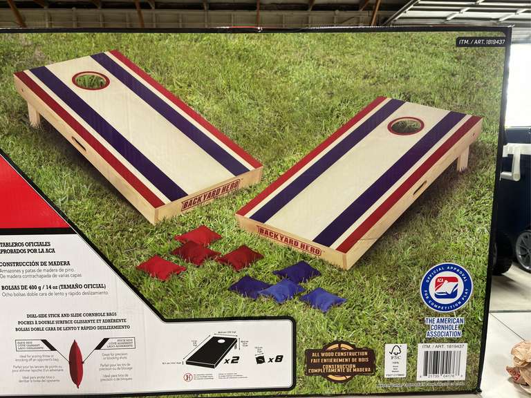 Backyard Hero Official Size Cornhole Set *NIB