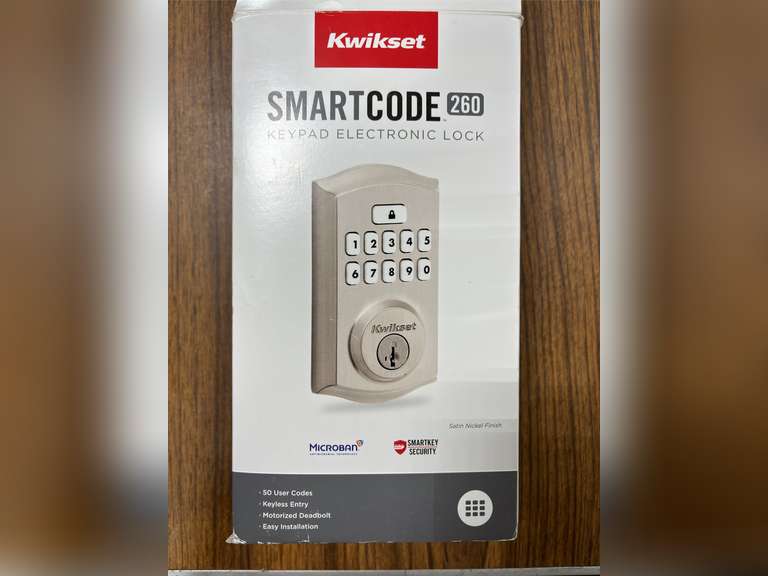 (3) Kwikset SmartCode Electronic Door Lock Kits