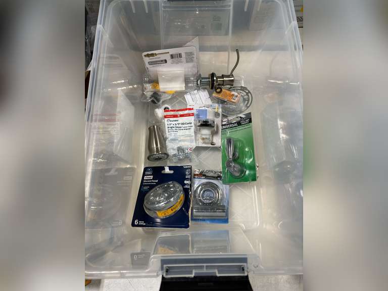 Assorted Box of Bathroom/Toilet/Shower Items