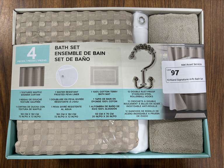 Kirkland Signature 4-Pc Bath Set