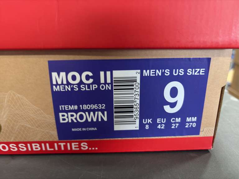 (3) Pairs Gerry Moc II Slip Ons -Mens (2) Brown Size 9 & (1) Black Size 9-