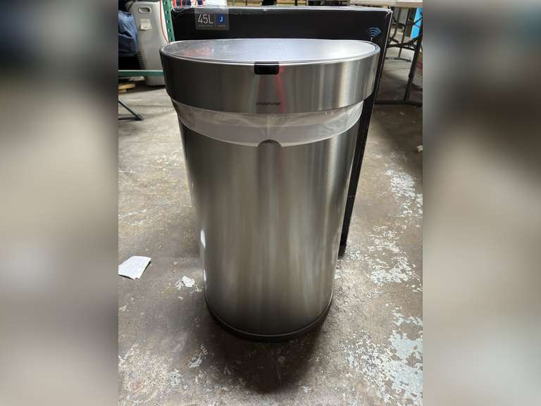 Simple Human 45L Stainless Steel Sensor Can *NIB
