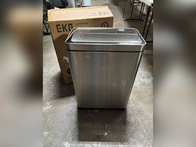EKO 45L Deluxe Phantom Stainless Steel Sensor Bin *NIB