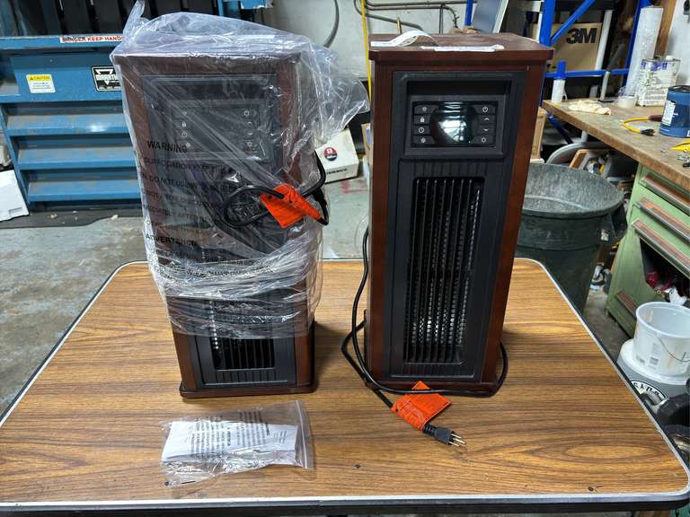 (2) Utilitech Infares Tower Heaters