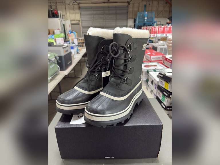 Sorel Caribou Waterproof Boots -Black Stone Women’s Size 9- *NIB