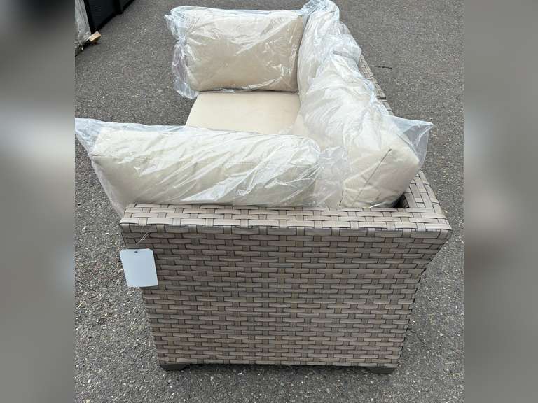 TK CLASSICS LIGHT BROWN 2-PIECE SECTIONAL SOFA