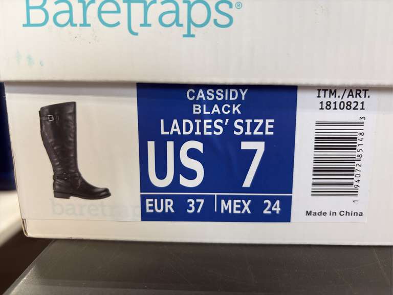 (2) B True Baretraps Boots - Women’s Brown & Black Size 7 - *NIB
