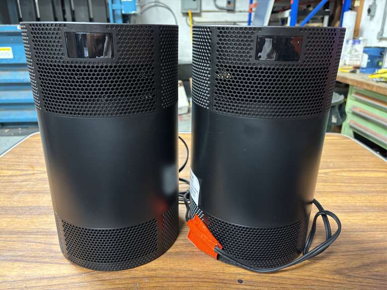 (2) Utilitech 360 Ceramic Heaters w/ Adjustable Thermostat - Heats up to 300sq ft.