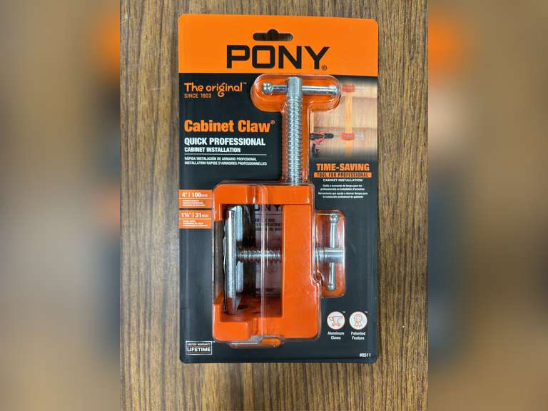 (2) Pony Cabinet Installation Claws *NIB/SEALED