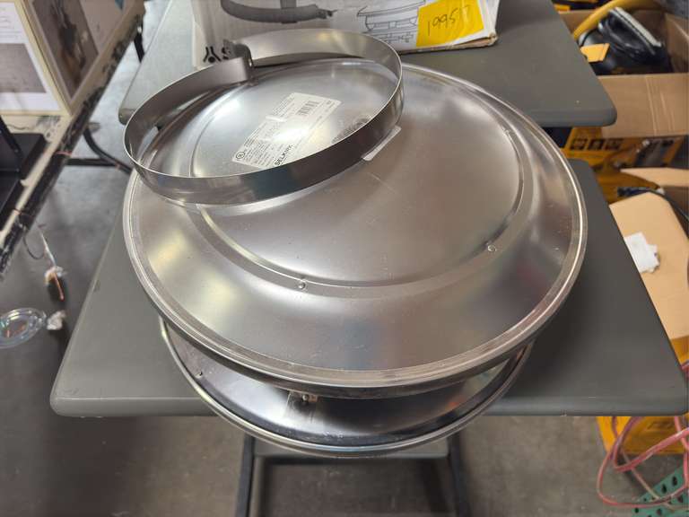 (2) Project Source 70CFM Bathroom Ventilation Fans & Selkirk 8" Round Top Chimney Cover