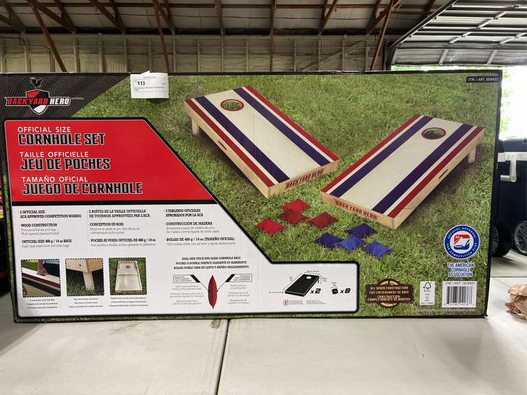 Backyard Hero Official Size Cornhole Set *NIB