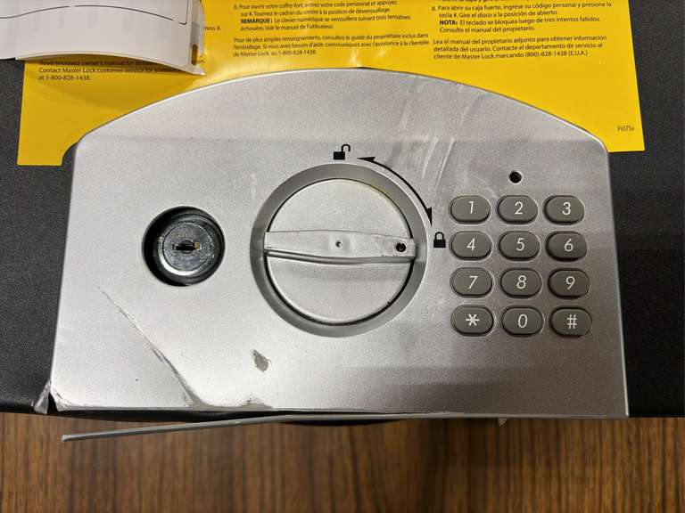 Master Lock Medium Digital Lock Box *Broken