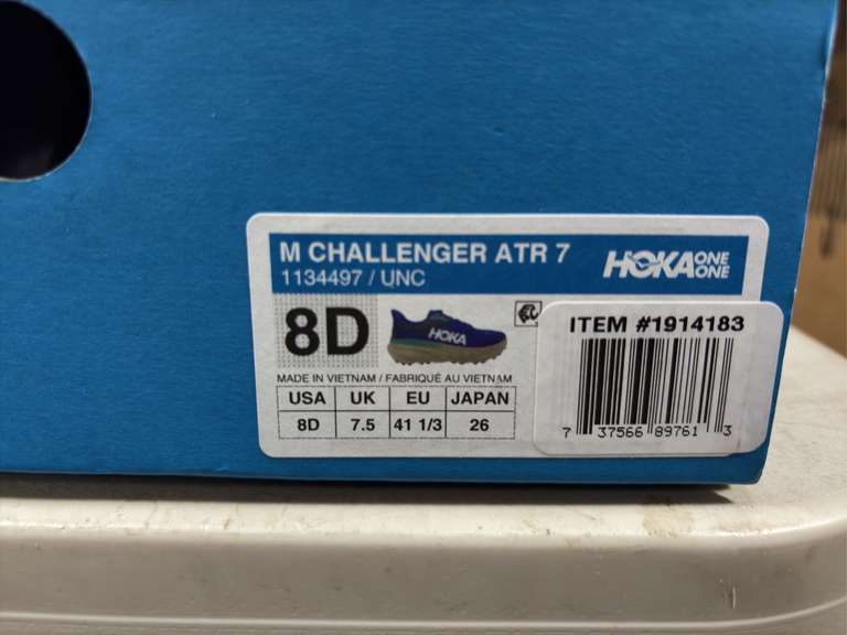 Hoka Men’s Challenger ATR 7s -Blue Size  8D- *NIB