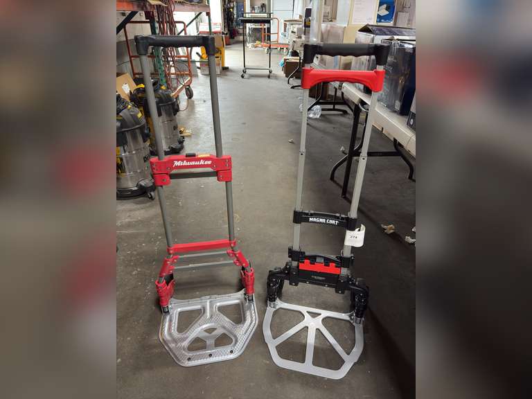 Magna Cart Stair-Climber Hand Truck & Milwaukee Collapsable Hand Truck