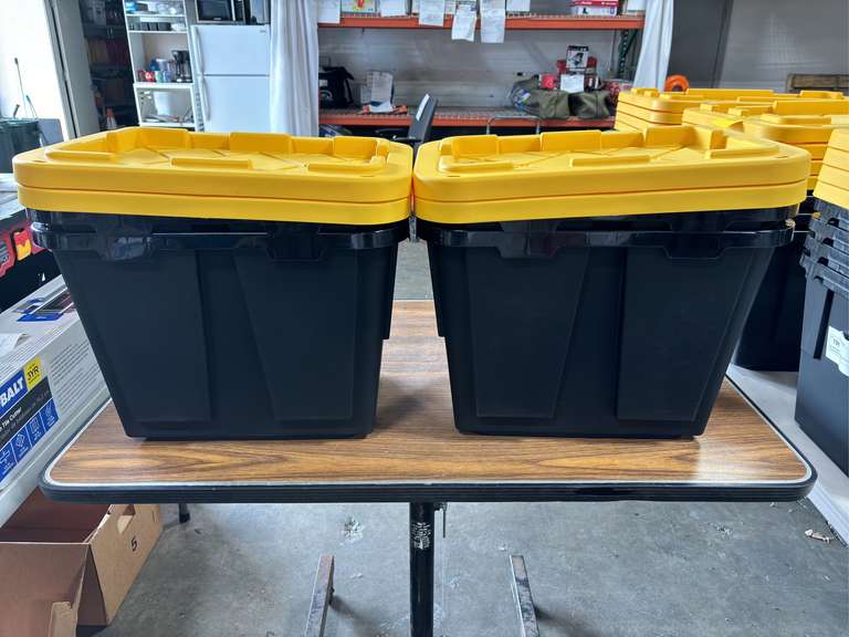 (4) Greenmade 12 Gallon Professional Grade Storage Container w/ Lids
