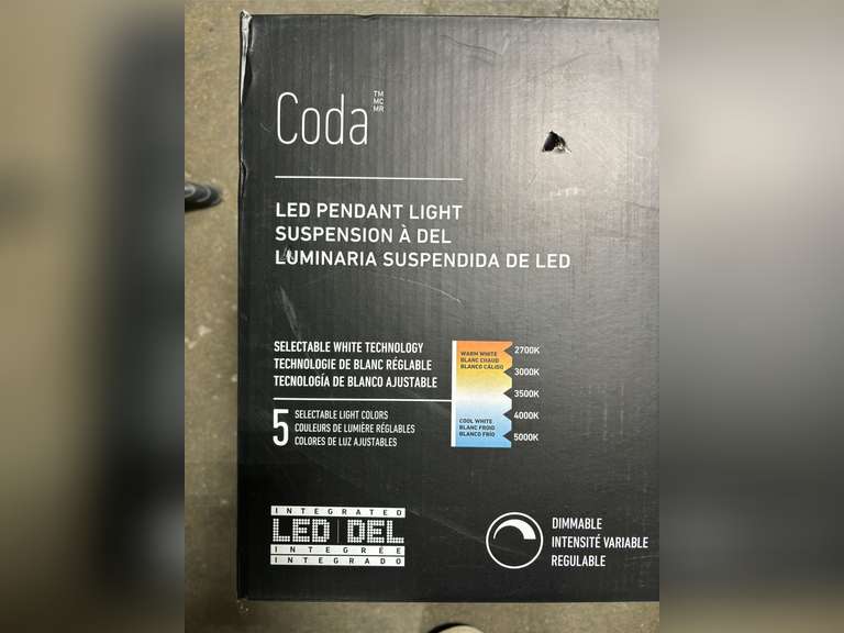 Artika Coda LED Pendant Light *Like New