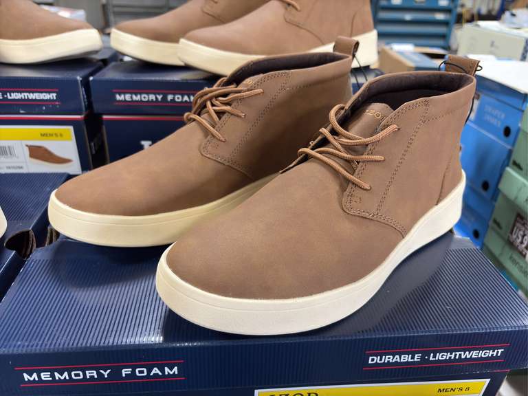 (4) Pairs IZOD Palmer Lace Up Chukka Boots -Men’s Brown Size 8-