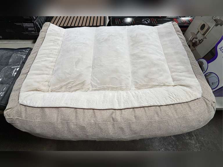 Kirkland Signature Plush Dog Bed - 46” x 36” x 12”