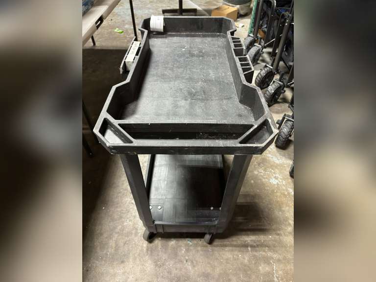 Kobalt Plastic Two-Tier Shop Carts *Damaged