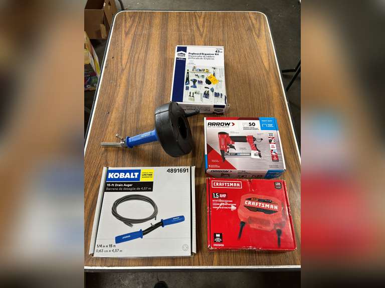 Assorted Knee Pads and Towing Electrical Hookups