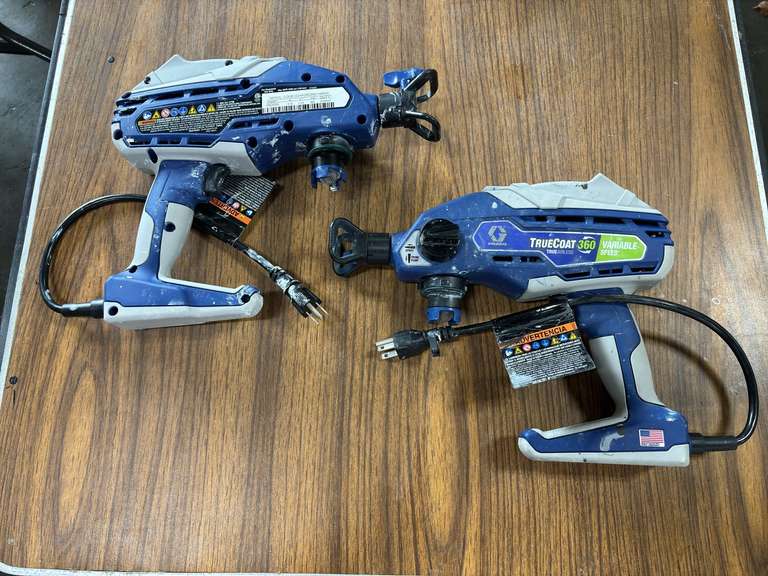 (2) Graco TrueCoat Variable Speed Paint and Stain Sprayers