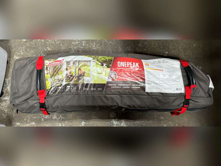 Coleman 12’ x 10’ One Peak Back Home Screenhouse with Roller Bag