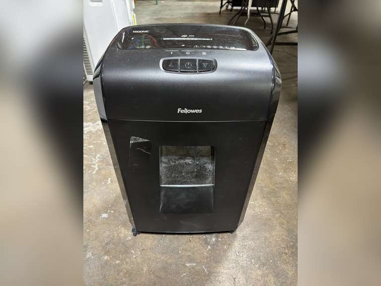 Fellowes 1800MC Paper Shredder & 10pk Heavy Duty Bankers Storage Boxes