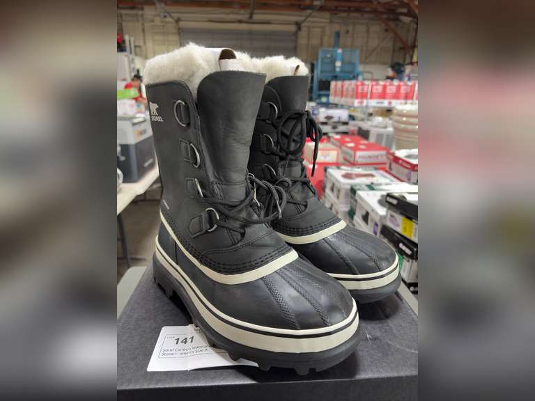 Sorel Caribou Waterproof Boots -Black Stone Women’s Size 9-