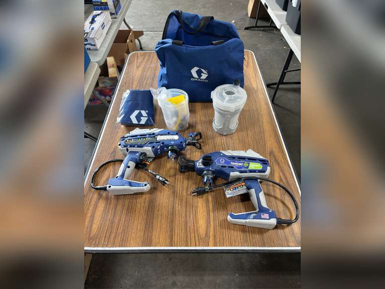 (2) Graco TrueCoat Variable Speed Paint and Stain Sprayers