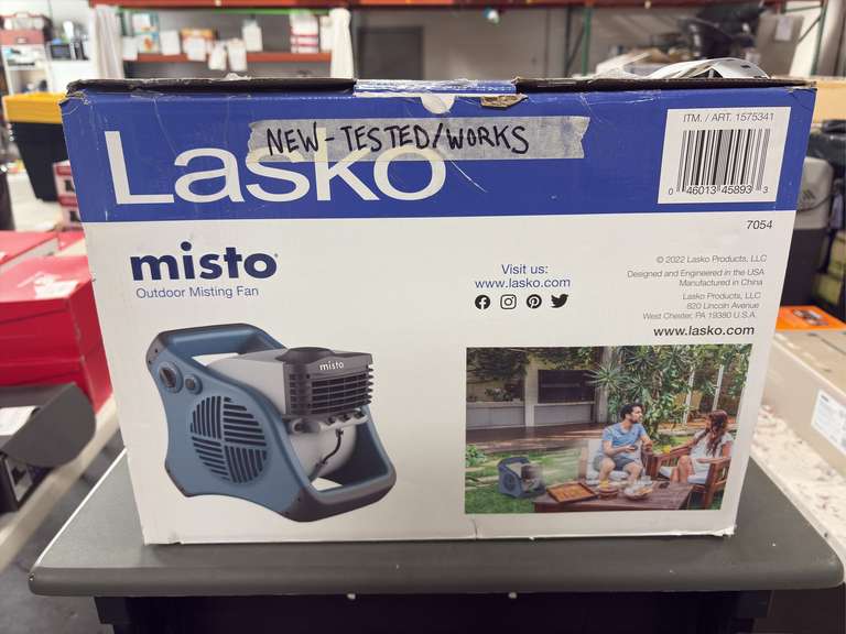 Lasko Misto Outdoor Misting Fan