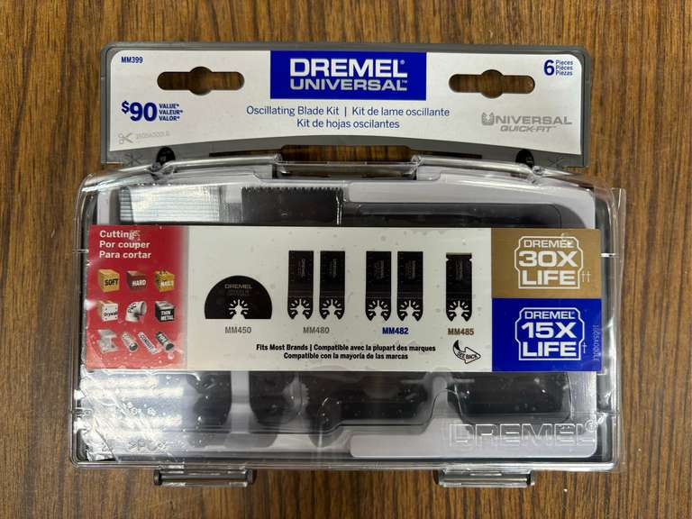 (3) Dremel Universal Oscillating Blade Kit  *NIB/SEALED