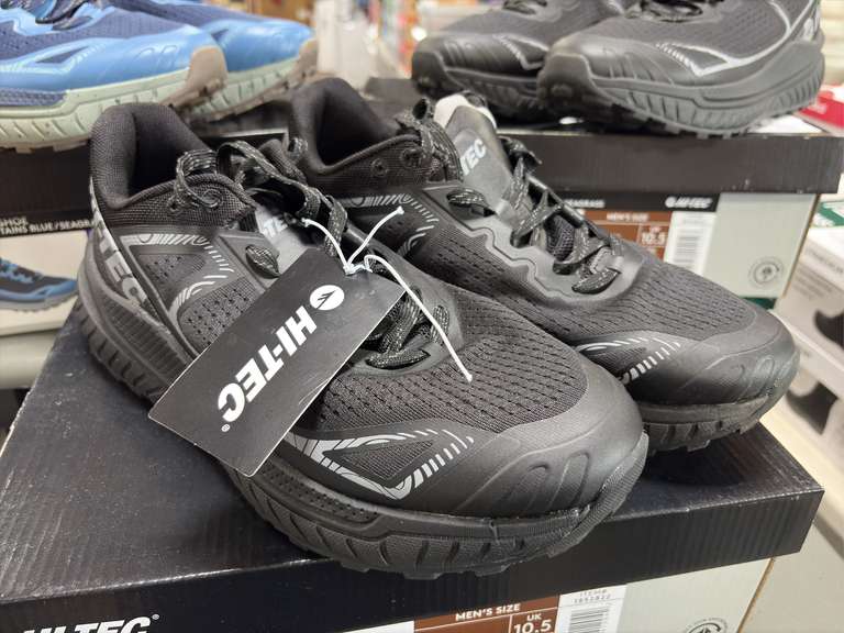 (3) Pairs Hi-Tech Trail Shoes -Men’s Black & Blue (2) Size 11 and (1) Size 10 -