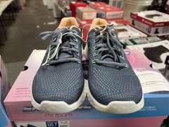 (2) Pairs Sketchers Air Cooled Lite Foam - Women’s Black & Blue Size 7 -