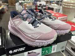 (3) Pairs Hi Tec Trail Shoes -Women’s Pink (1) Size 6 & (2) Size 7.5 -
