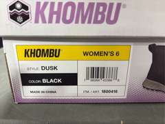 (4) Pairs Khombu Dusk All Weather Ankle Boots -Women’s Black Size 6-